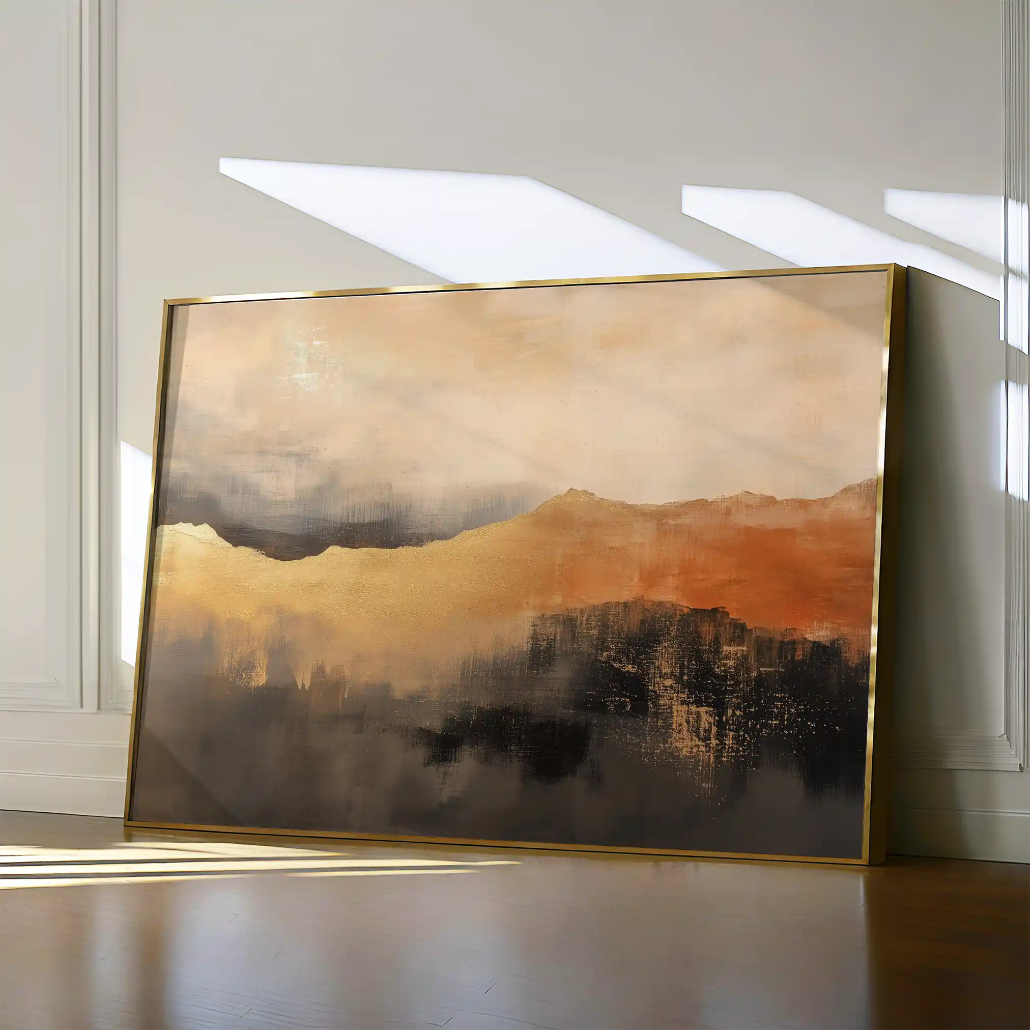 Abstract 459 Canvas Art 60 x 40 cm / Black