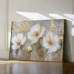 Floral 459 Canvas Art 18" x 24" / 45 x 60 cm / Black