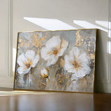 Floral 459 Canvas Art 18" x 24" / 45 x 60 cm / Black
