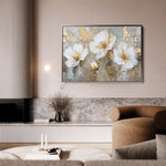 Floral 459 Canvas Art 18" x 24" / 45 x 60 cm / Black