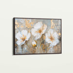 Floral 459 Canvas Art 18" x 24" / 45 x 60 cm / Black