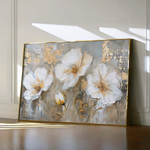 Floral 459 Canvas Art 60 x 40 cm / Black