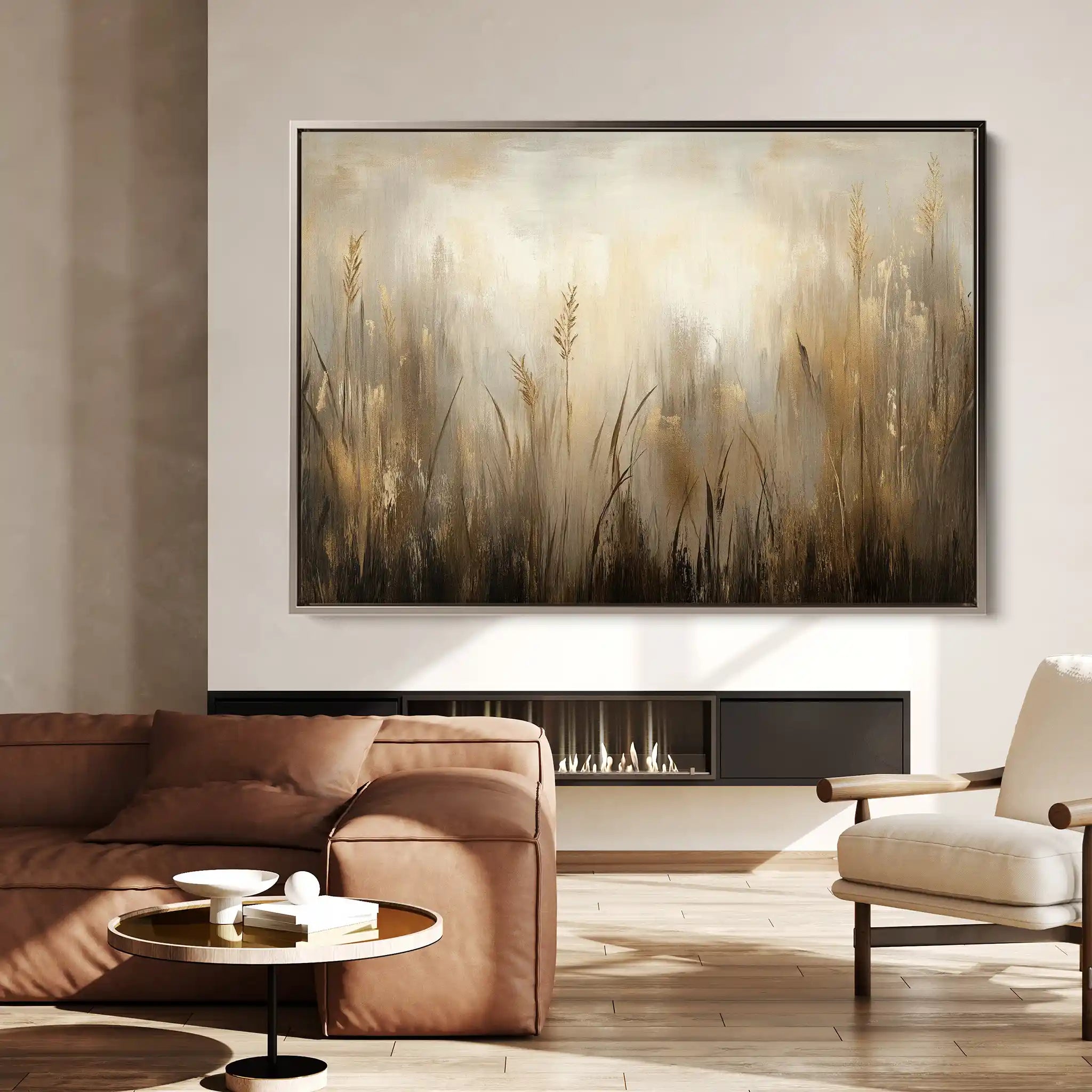 Abstract 460 Canvas Art 18" x 24" / 45 x 60 cm / Black