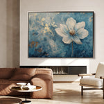 Floral 460 Canvas Art 18" x 24" / 45 x 60 cm / Black
