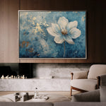 Floral 460 Canvas Art 18" x 24" / 45 x 60 cm / Black