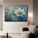Floral 460 Canvas Art 18" x 24" / 45 x 60 cm / Black