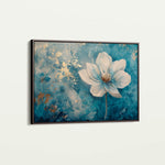 Floral 460 Canvas Art 18" x 24" / 45 x 60 cm / Black