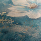 Floral 460 Canvas Art 18" x 24" / 45 x 60 cm / Black