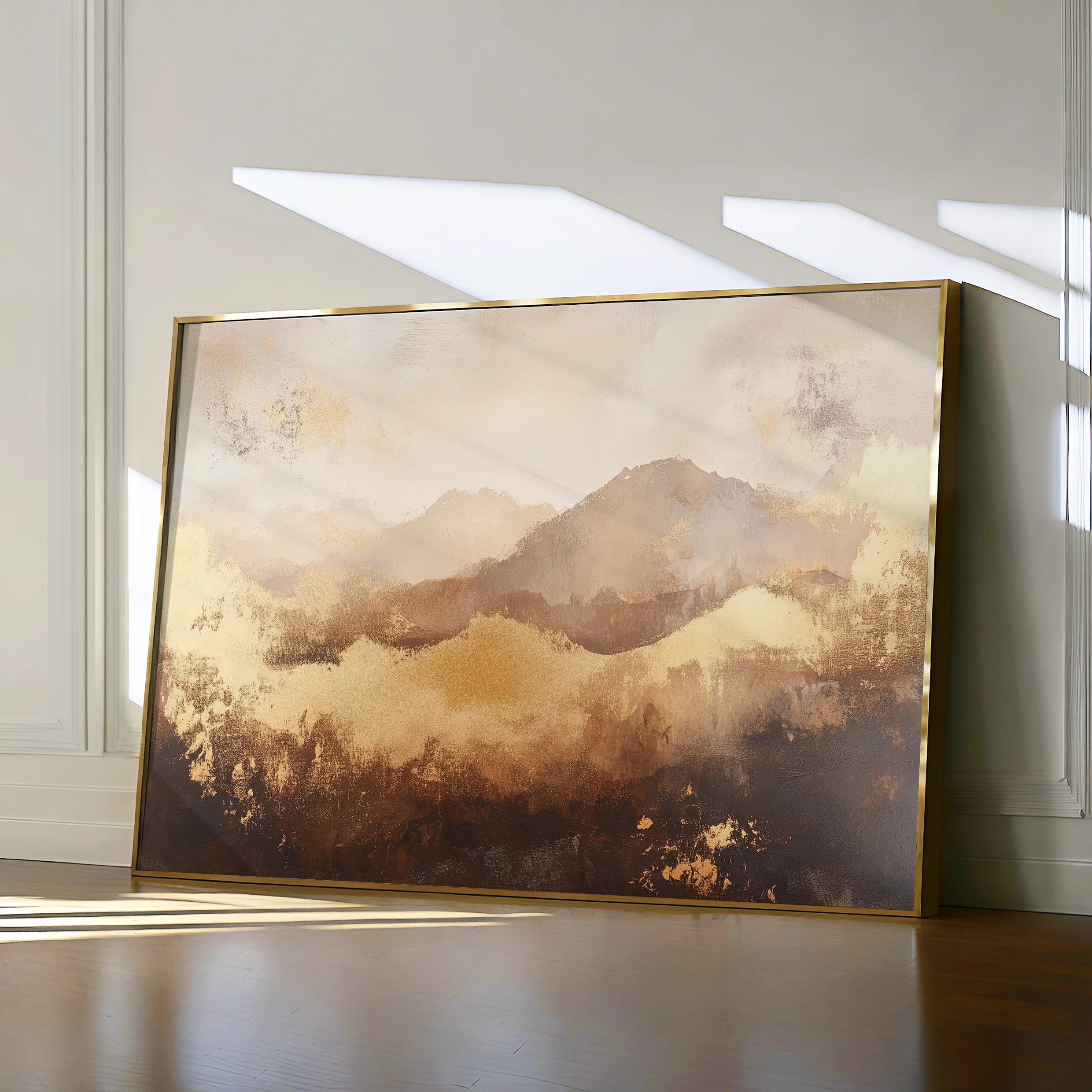 Abstract 461 Canvas Art 18" x 24" / 45 x 60 cm / Black