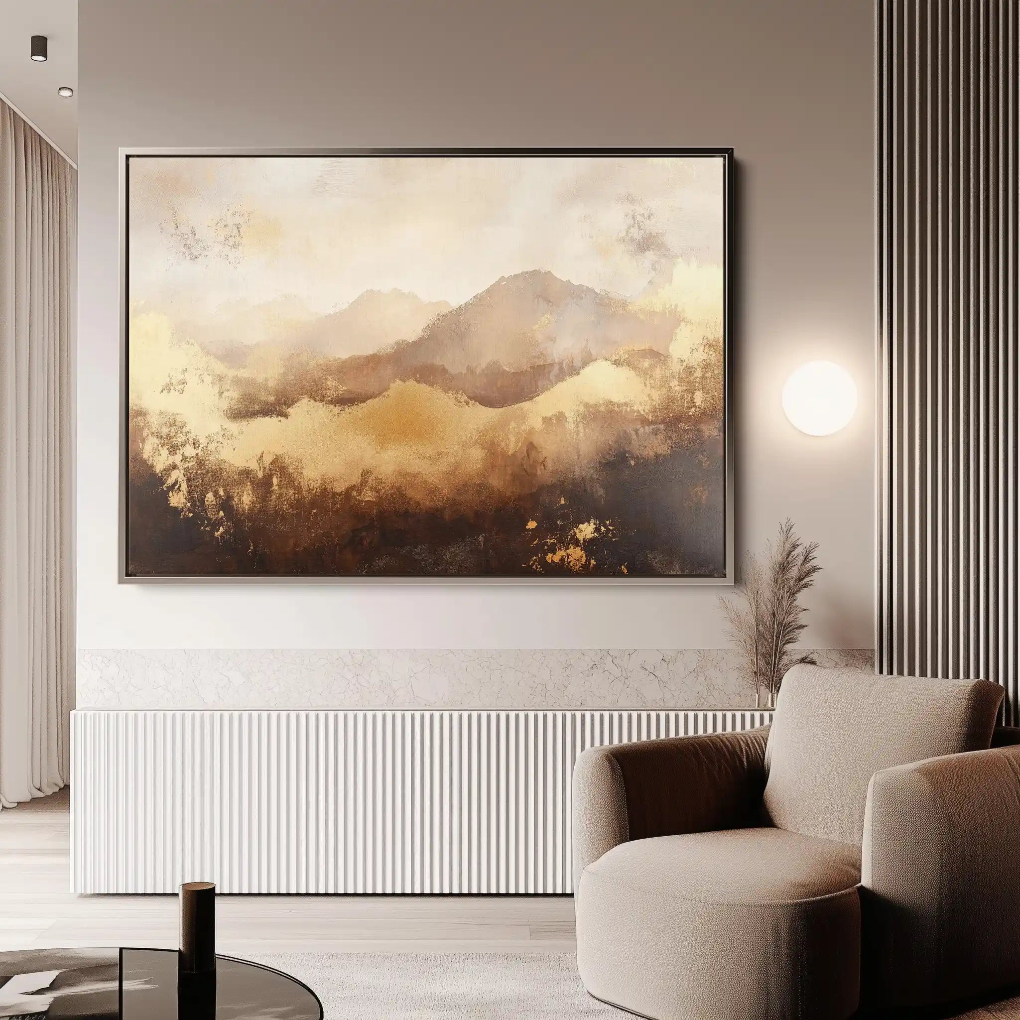 Abstract 461 Canvas Art 60 x 40 cm / Black