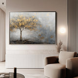 Floral 461 Canvas Art 18" x 24" / 45 x 60 cm / Black