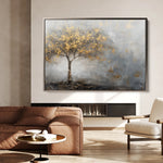 Floral 461 Canvas Art 18" x 24" / 45 x 60 cm / Black