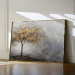 Floral 461 Canvas Art 60 x 40 cm / Black