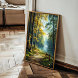 Landscape 461 Canvas Art 18" x 24" / 45 x 60 cm / Black
