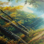 Landscape 461 Canvas Art 18" x 24" / 45 x 60 cm / Black