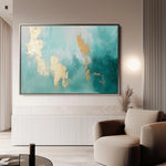 Abstract 462 Canvas Art 18" x 24" / 45 x 60 cm / Black