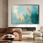 Abstract 462 Canvas Art 18" x 24" / 45 x 60 cm / Black