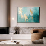 Abstract 462 Canvas Art 18" x 24" / 45 x 60 cm / Black