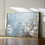 Floral 462 Canvas Art 18" x 24" / 45 x 60 cm / Black