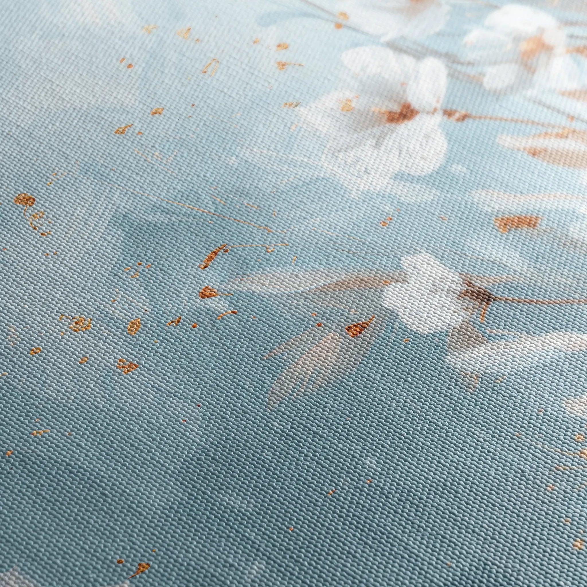 Floral 462 Canvas Art 18" x 24" / 45 x 60 cm / Black