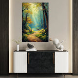 Landscape 462 Canvas Art 18" x 24" / 45 x 60 cm / Black