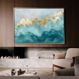 Abstract 463 Canvas Art 18" x 24" / 45 x 60 cm / Black