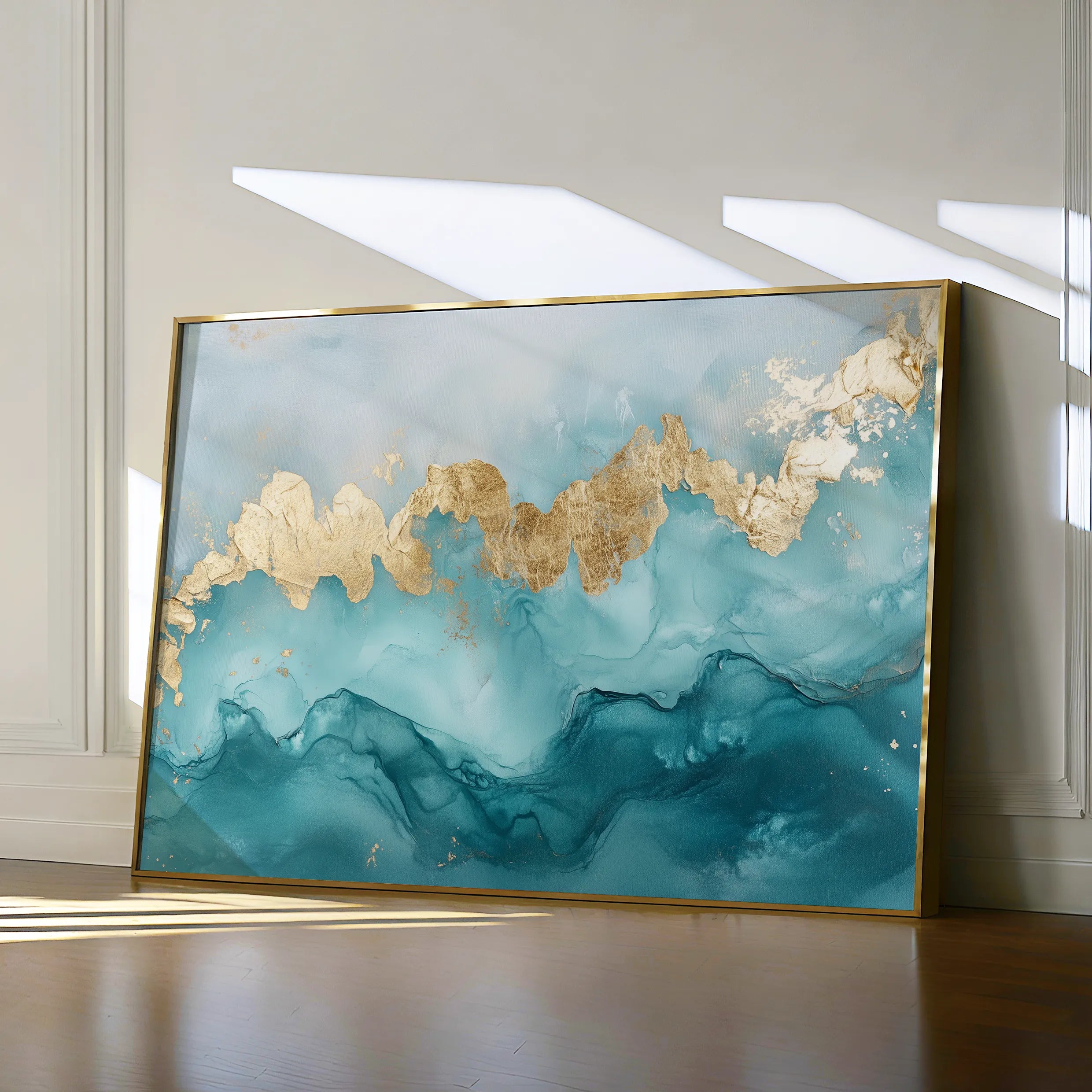 Abstract 463 Canvas Art 18" x 24" / 45 x 60 cm / Black