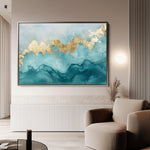 Abstract 463 Canvas Art 18" x 24" / 45 x 60 cm / Black