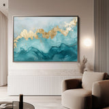 Abstract 463 Canvas Art 18" x 24" / 45 x 60 cm / Black