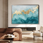 Abstract 463 Canvas Art 18" x 24" / 45 x 60 cm / Black