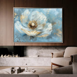 Floral 463 Canvas Art 18" x 24" / 45 x 60 cm / Black