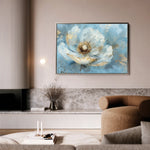 Floral 463 Canvas Art 18" x 24" / 45 x 60 cm / Black