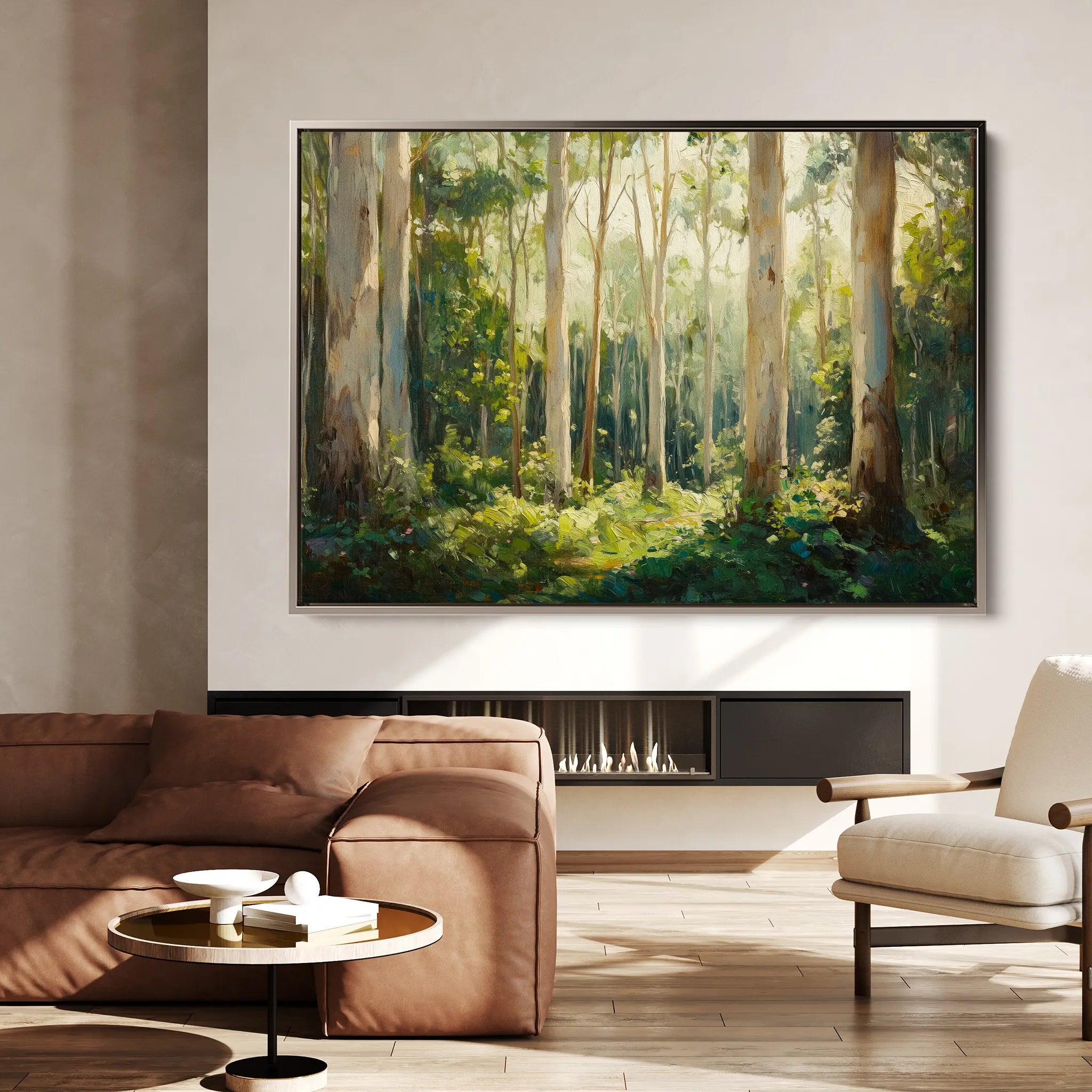 Landscape 463 Canvas Art 18" x 24" / 45 x 60 cm / Black