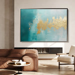 Abstract 464 Canvas Art 18" x 24" / 45 x 60 cm / Black