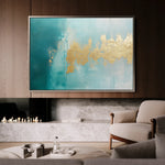 Abstract 464 Canvas Art 18" x 24" / 45 x 60 cm / Black
