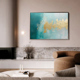 Abstract 464 Canvas Art 18" x 24" / 45 x 60 cm / Black