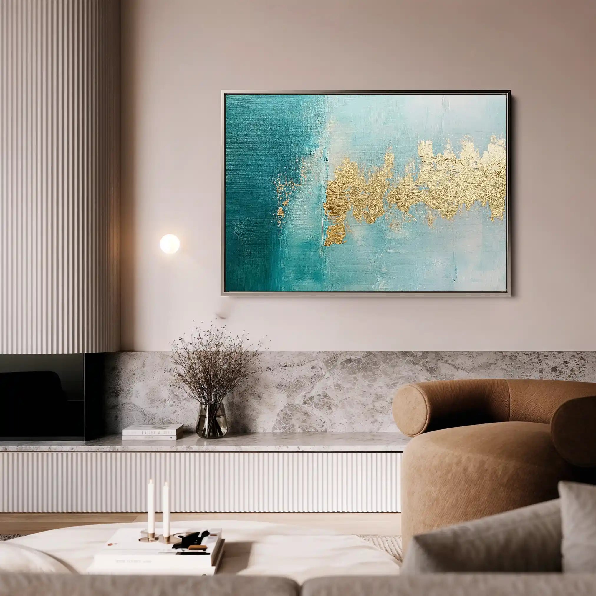 Abstract 464 Canvas Art 60 x 40 cm / Black