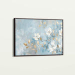 Floral 464 Canvas Art 18" x 24" / 45 x 60 cm / Black