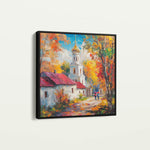 Landscape 464 Canvas Art 16" x 16" / 40 x 40 cm / Black