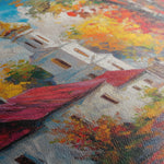 Landscape 464 Canvas Art 16" x 16" / 40 x 40 cm / Black