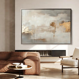 Abstract 465 Canvas Art 18" x 24" / 45 x 60 cm / Black