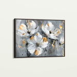 Floral 465 Canvas Art 18" x 24" / 45 x 60 cm / Black