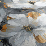 Floral 465 Canvas Art 18" x 24" / 45 x 60 cm / Black