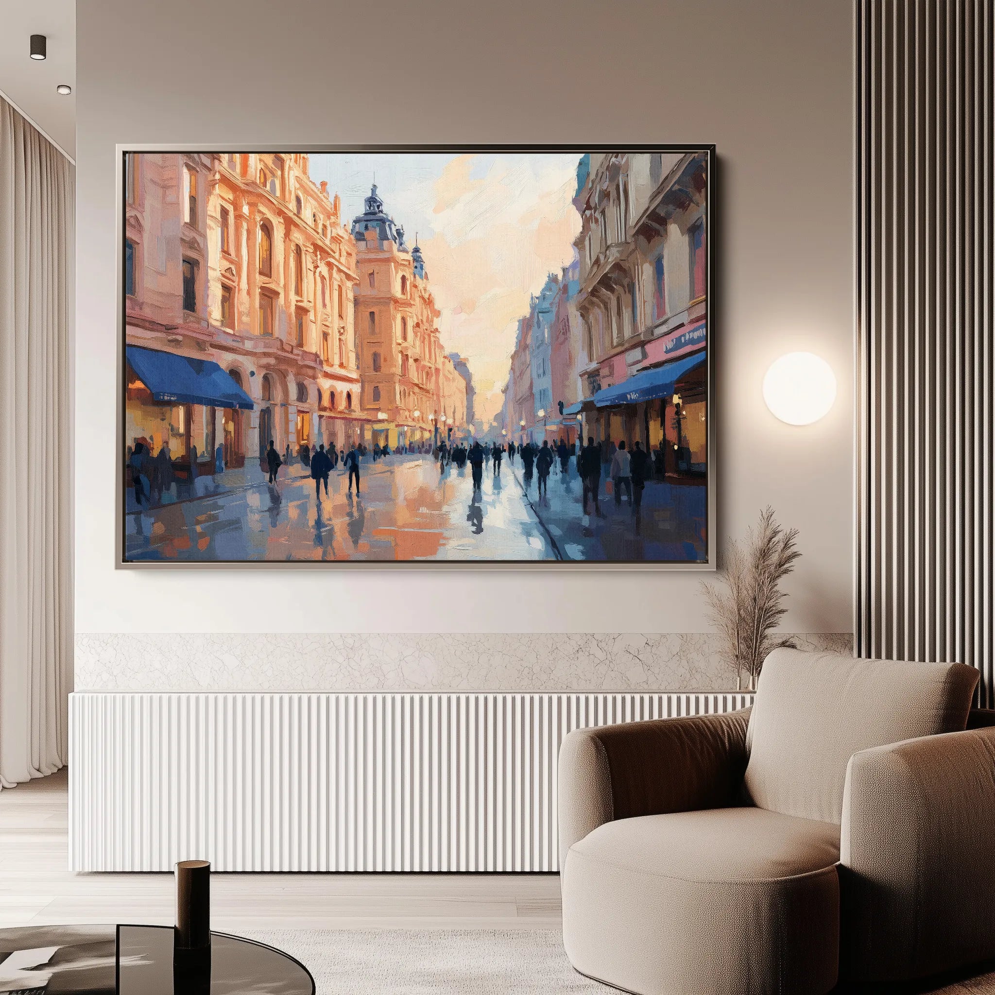 Landscape 465 Canvas Art 18" x 24" / 45 x 60 cm / Black