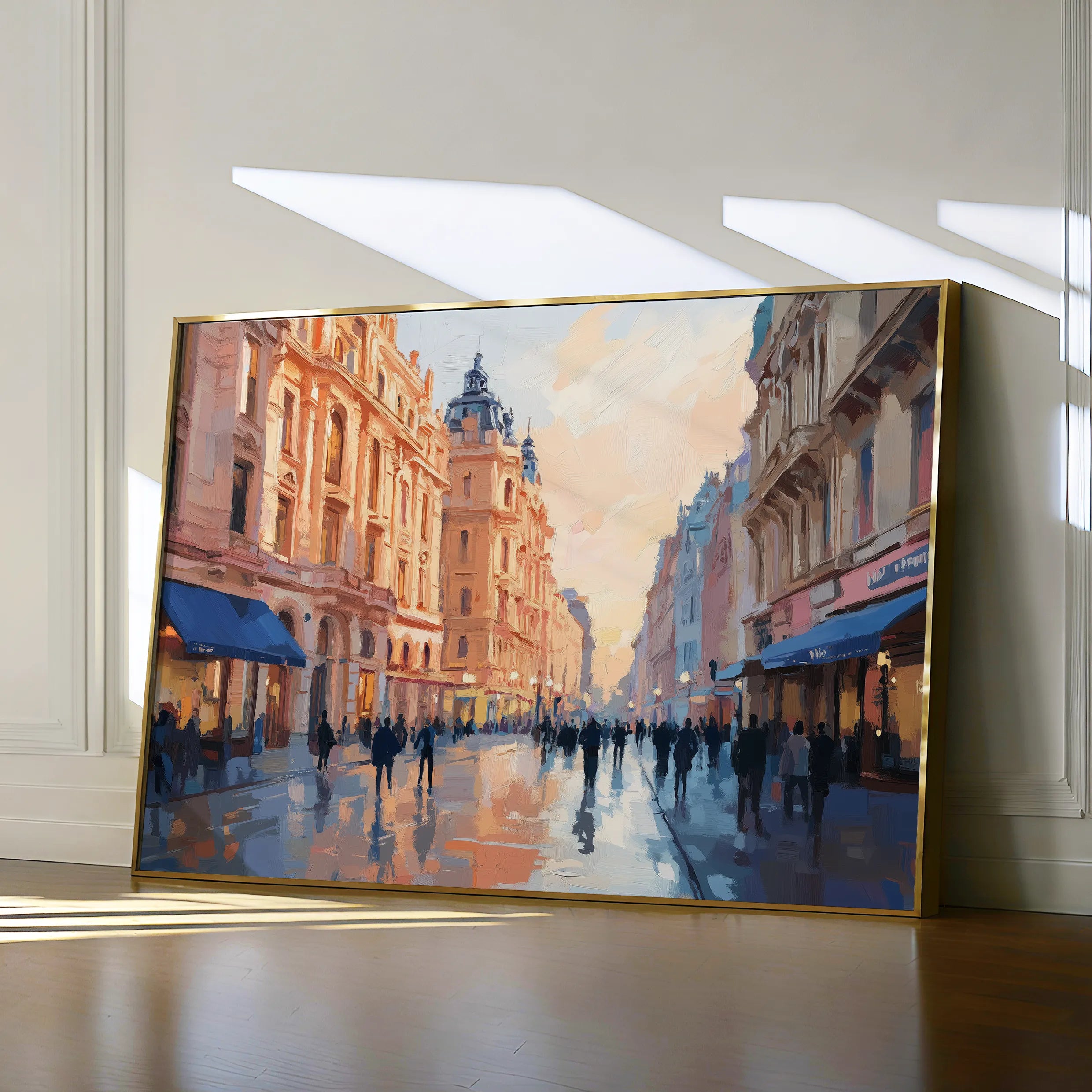 Landscape 465 Canvas Art 18" x 24" / 45 x 60 cm / Black