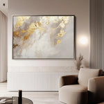 Abstract 466 Canvas Art 18" x 24" / 45 x 60 cm / Black