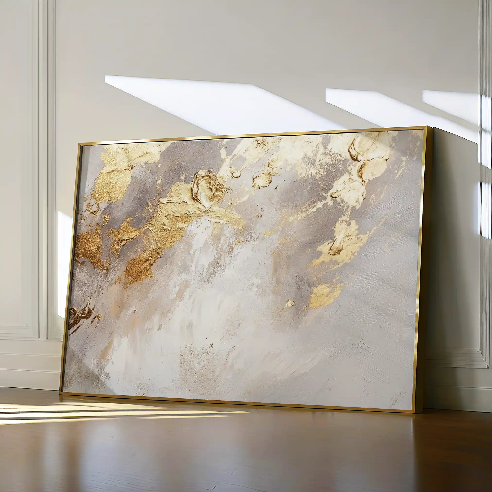Abstract 466 Canvas Art 18" x 24" / 45 x 60 cm / Black