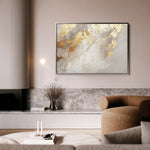 Abstract 466 Canvas Art 18" x 24" / 45 x 60 cm / Black