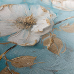 Floral 466 Canvas Art 18" x 24" / 45 x 60 cm / Black