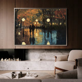 Landscape 466 Canvas Art 18" x 24" / 45 x 60 cm / Black